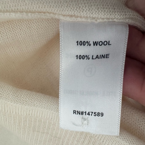 Robert Rodriguez Lightweight Wool Hoodie Button Arm Details Coastal Oversized SM - Picture 7 of 11